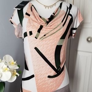 DKNY Women's Short Sleeve Top Size L